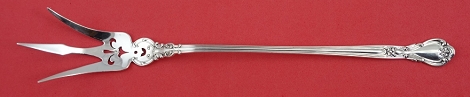 Lettuce Fork pierced w/ fleur de lis 9 1/4